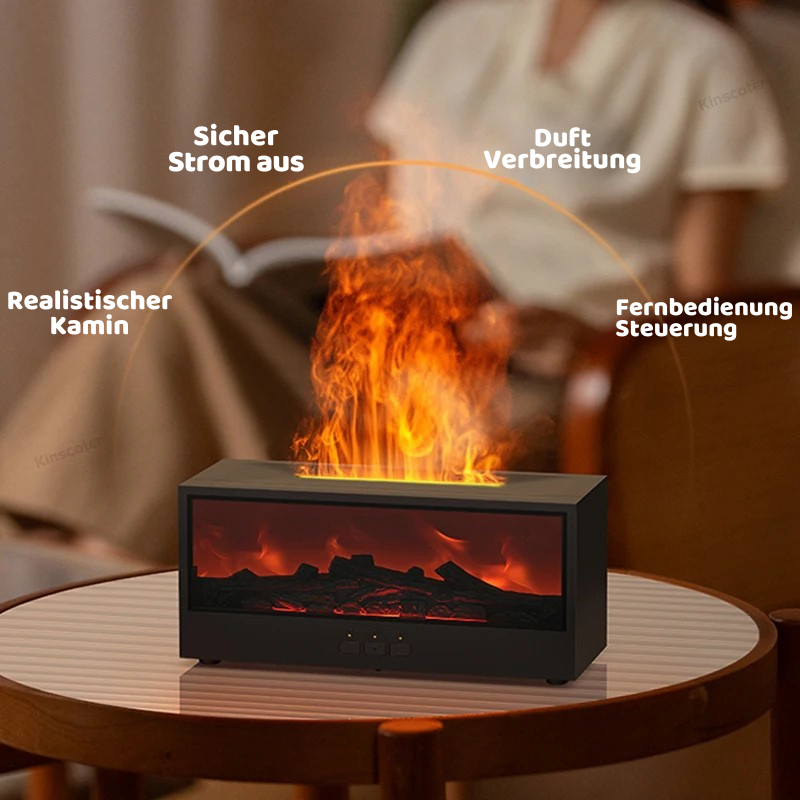 Aroma Diffuser mit Flammenlicht & Fernbedienung