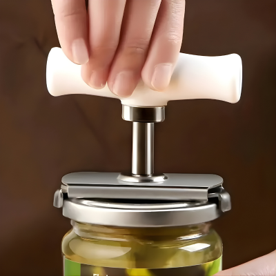 Verstellbarer Glas- und Flaschenöffner – Küchenhelfer mit praktischem Griff