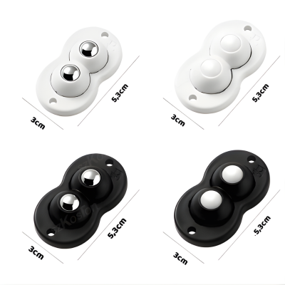 Selbstklebende Mini Möbelrollen – 360° flexibel & stark