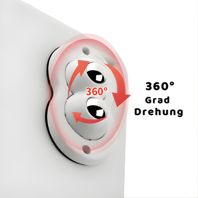 Selbstklebende Mini Möbelrollen – 360° flexibel & stark