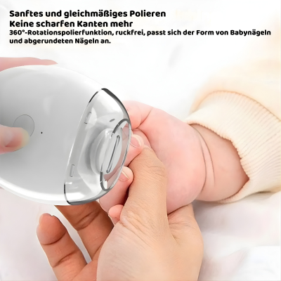 2-in-1 Elektrischer Nagelknipser mit LED – Präzise & Einfach