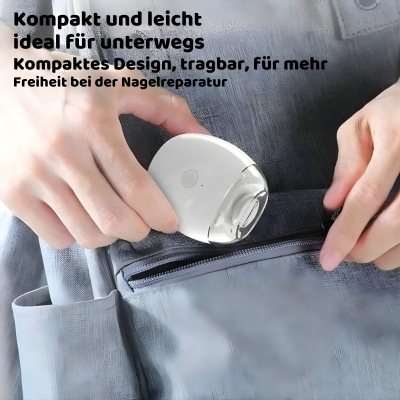 2-in-1 Elektrischer Nagelknipser mit LED – Präzise & Einfach