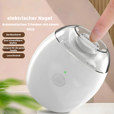 2-in-1 Elektrischer Nagelknipser mit LED – Präzise & Einfach