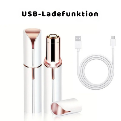 Präziser Elektrischer Gesichtshaarentferner im Lippenstift-Design