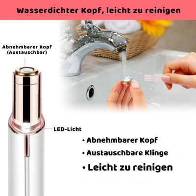 Präziser Elektrischer Gesichtshaarentferner im Lippenstift-Design
