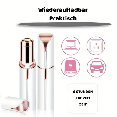Präziser Elektrischer Gesichtshaarentferner im Lippenstift-Design