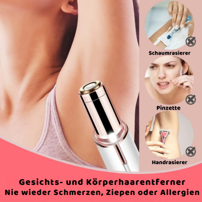 Präziser Elektrischer Gesichtshaarentferner im Lippenstift-Design