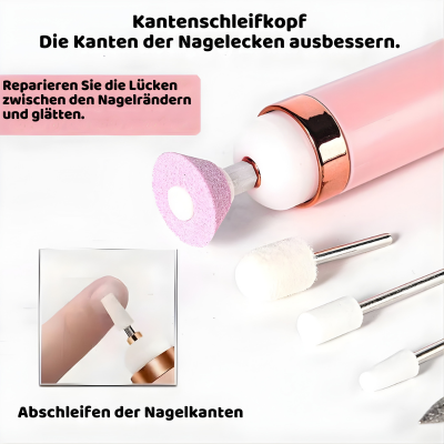 Wiederaufladbares elektrisches Nagelfeilen-Satz – Präzise Pflege