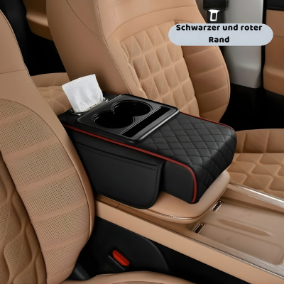 Auto Armlehnen Organizer mit Getränkehalter & Komfort