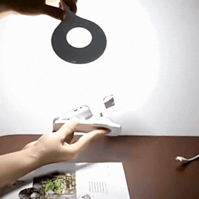Flexible LED-Klemmleuchte – Dimmbar per Touch & Wiederaufladbar