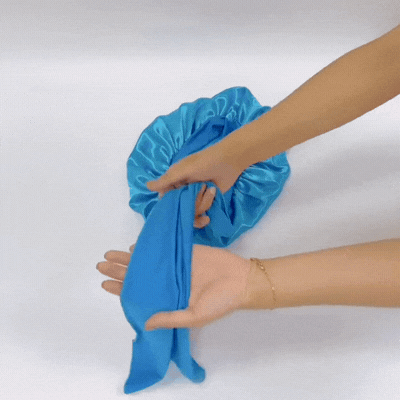 Satin Schlafhaube Damen – Schutz für Glatte & Lockige Haare