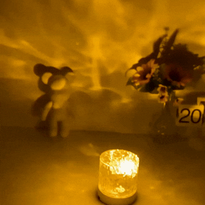 Wasserwellen LED Lampe – Entspannendes Ambient Licht