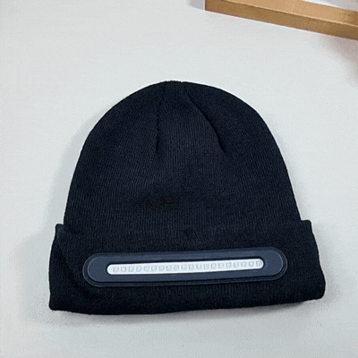 LED Beanie Hat mit Licht – USB wiederaufladbare Wintermütze Unisex