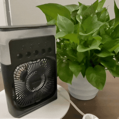 Tragbarer Mini Klimaanlage Ventilator mit LED & USB