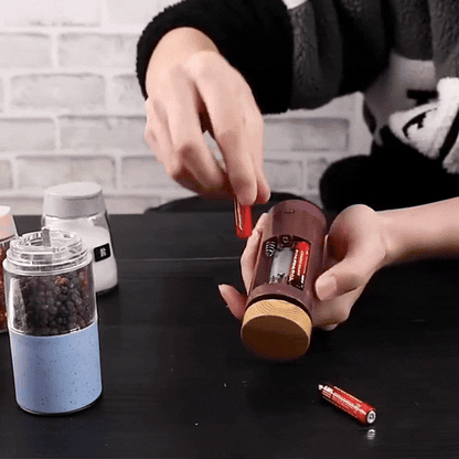 Elektrische Salz- & Pfeffermühle mit LED & Keramikmahlwerk