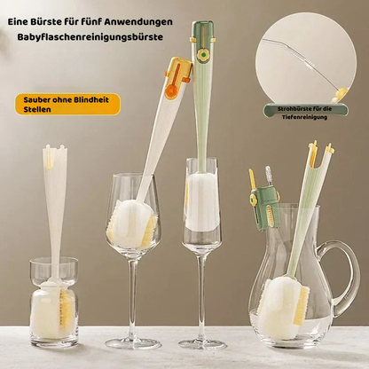 Multifunktionale Flaschenbürste für gründliche Reinigung