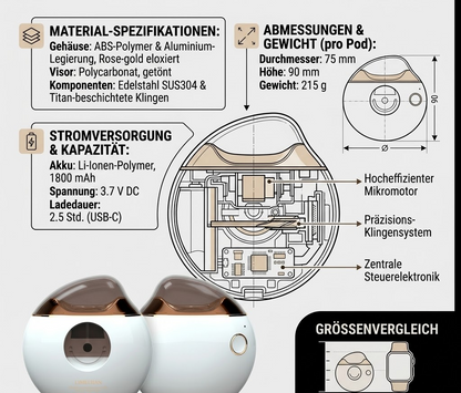 Intelligenter elektrischer Nagelknipser mit Anti-Splitter-System