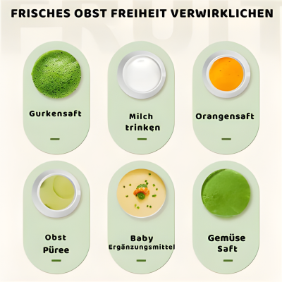 Der BlendGo Pro Nutri ist dein vielseitiger Begleiter für eine gesunde Ernährung im Alltag. Ob frische Smoothies, cremige Shakes, Obstpüree oder Babynahrung – mit diesem kompakten Mixer bereitest du alles in Sekunden zu.