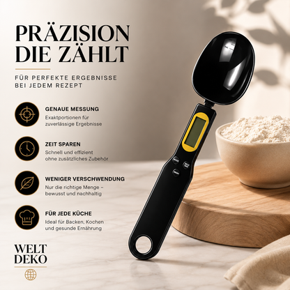 Digitaler Messlöffel mit LCD Display für präzises Abmessen