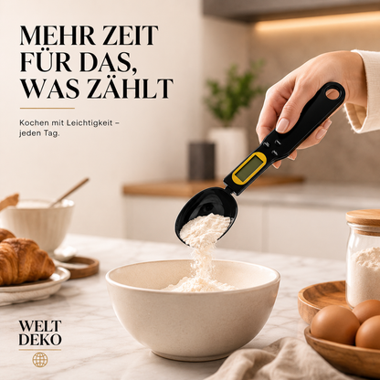 Digitaler Messlöffel mit LCD Display für präzises Abmessen