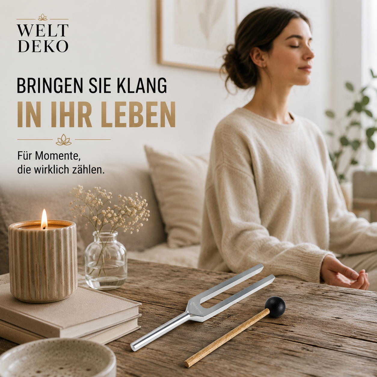 432Hz Stimmgabel für Entspannung & mentale Balance