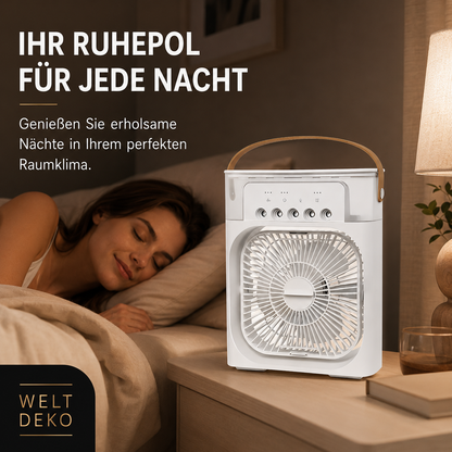 Tragbarer Mini Klimaanlage Ventilator mit LED & USB