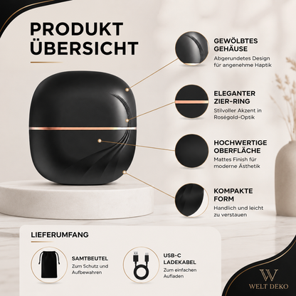Mini Haar Glätteisen Bürste– Glattes Haar überall & jederzeit