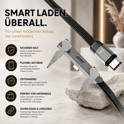 240W USB-C Kabel mit Standfunktion – Schnell & Smart Laden