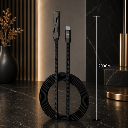 240W USB-C Kabel mit Standfunktion – Schnell & Smart Laden