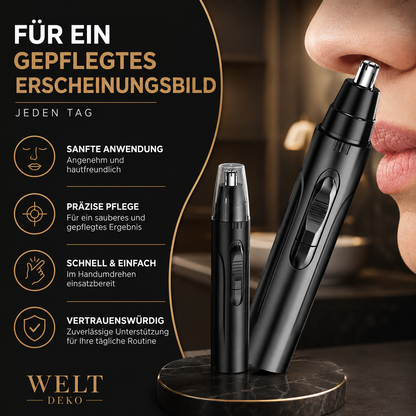 Elektrischer Nasen- und Ohrhaartrimmer – Präzisions-Pflegegerät