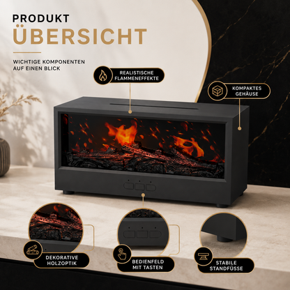 Aroma Diffuser mit Flammenlicht & Fernbedienung