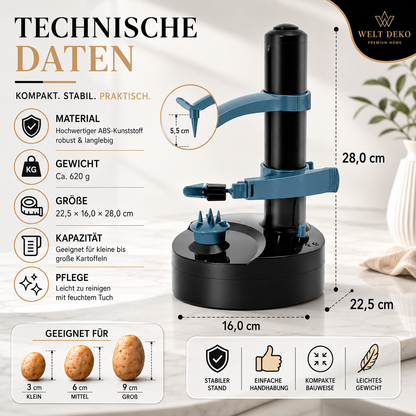 Elektrischer Kartoffelschäler – Schnell & Mühelos Schälen