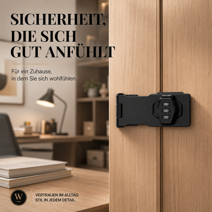 3-stelliges Zahlenschloss für Möbel – Schlüssellose Sicherheit