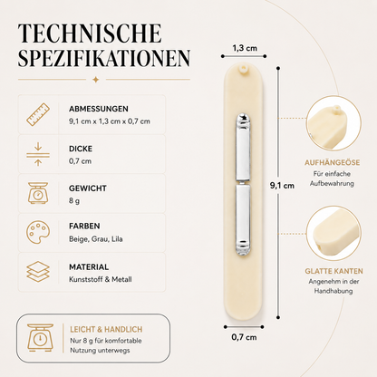 2-in-1 Nähhilfe – Nahttrenner & Nadeleinfädler