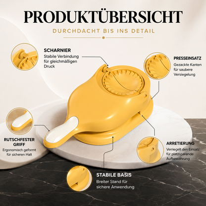 2-in-1 Dumpling Herstellerin– Perfekte Teigtaschen in Sekunden
