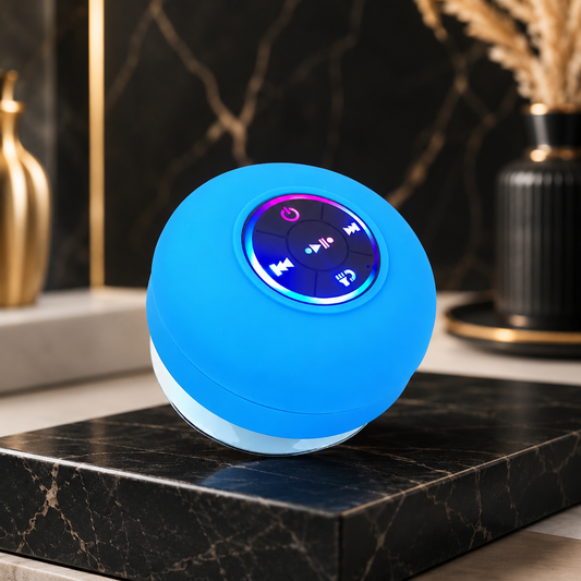 Tragbarer Bluetooth-Lautsprecher IPX4 – Ideal für Dusche, Reisen & Unterwegs