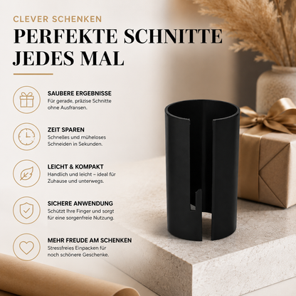 Tragbarer Geschenkpapierschneider