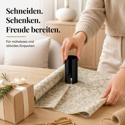 Tragbarer Geschenkpapierschneider