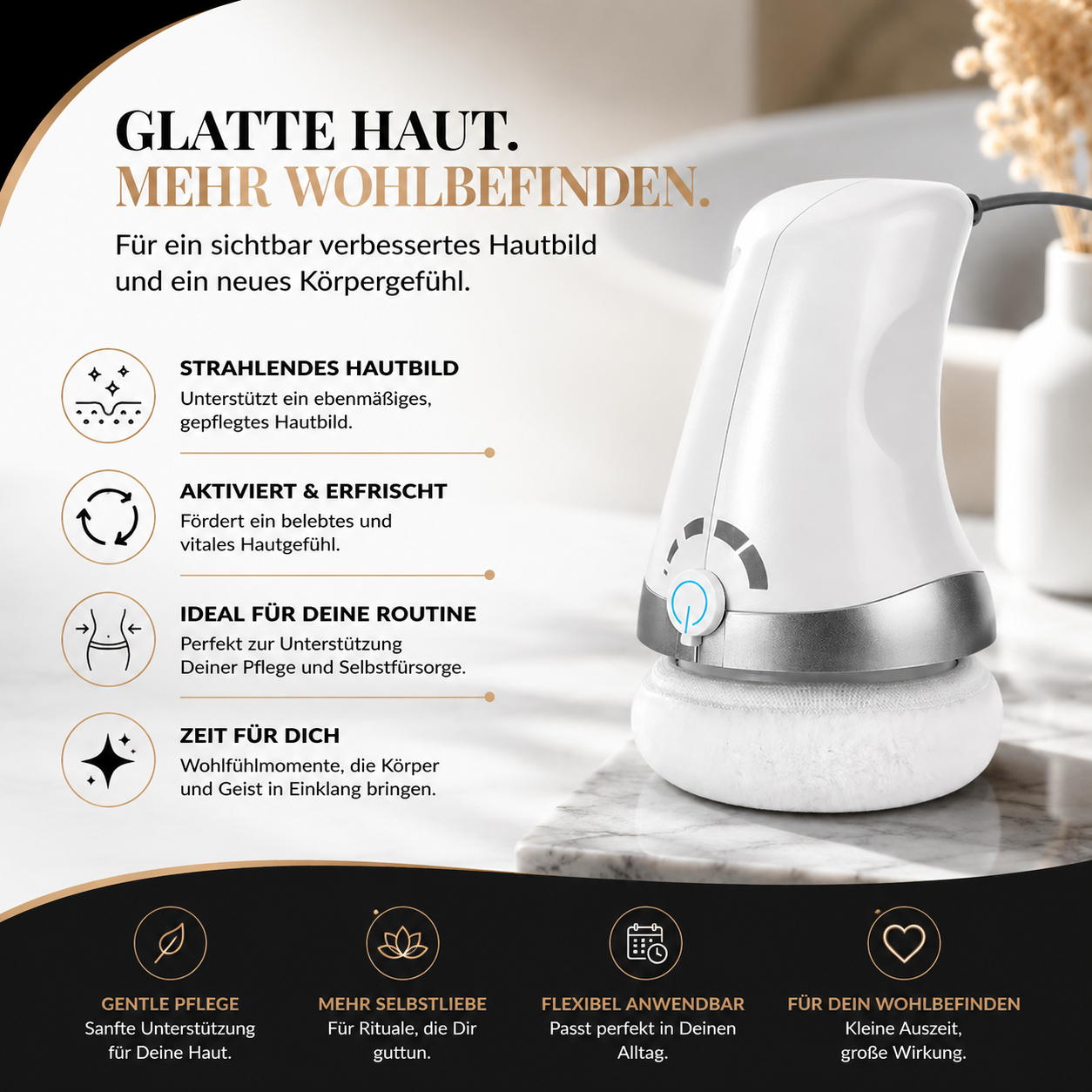 Elektrisches Massagegerät für entspannende Körpermassage zuhause