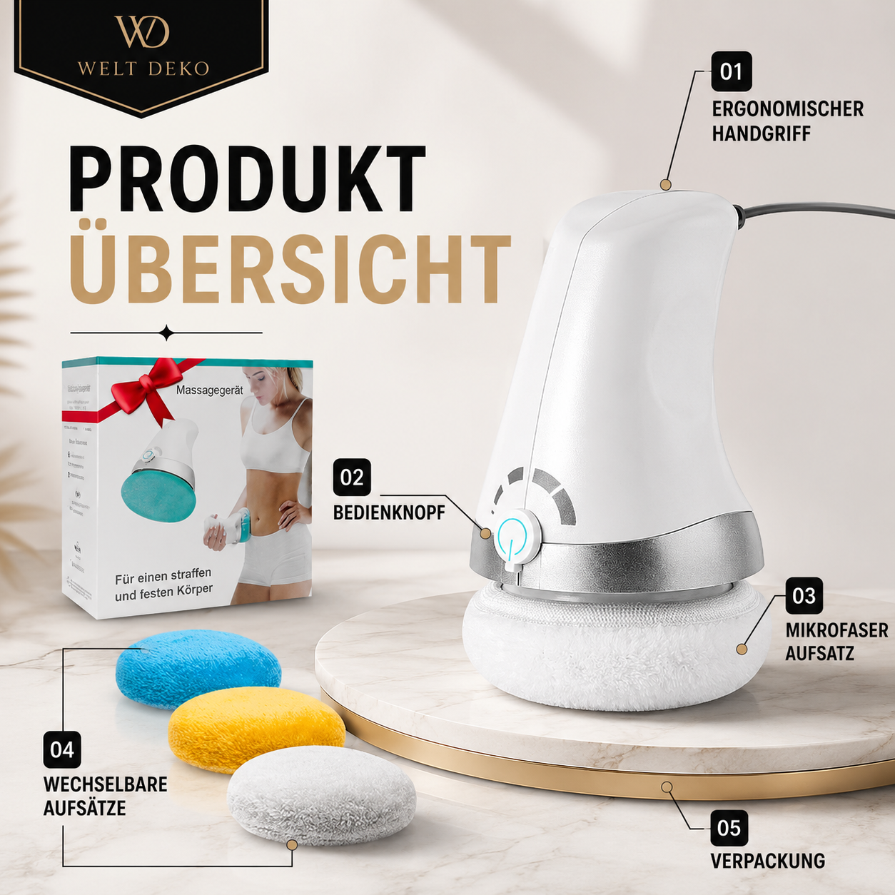 Elektrisches Massagegerät für entspannende Körpermassage zuhause