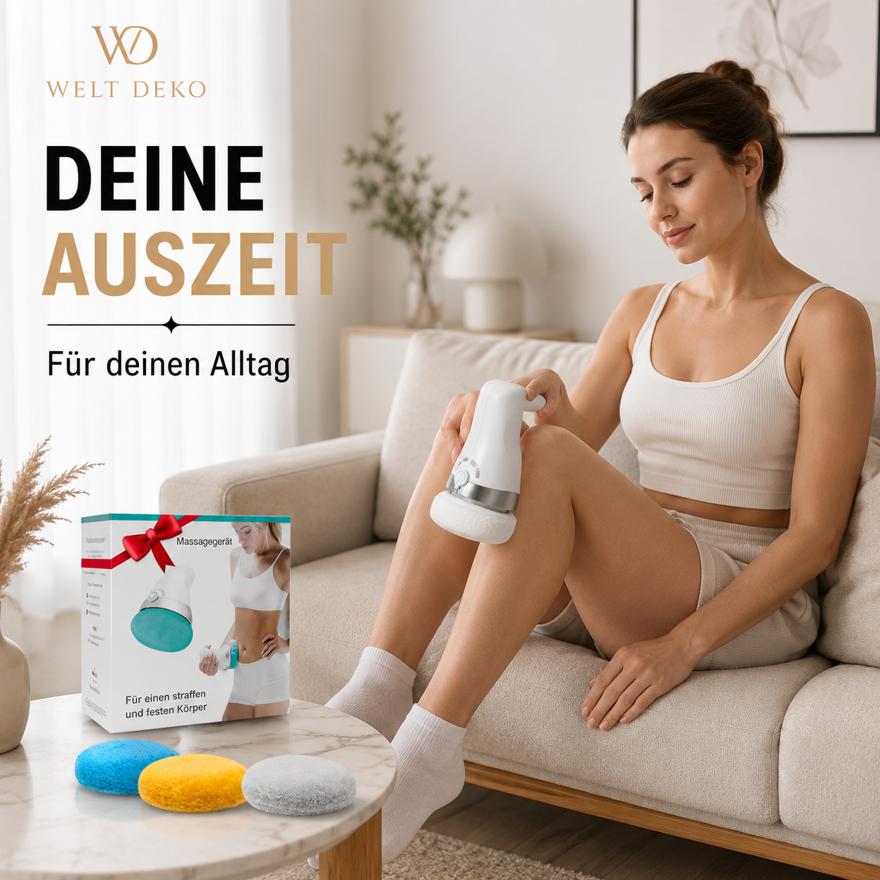 Elektrisches Massagegerät für entspannende Körpermassage zuhause
