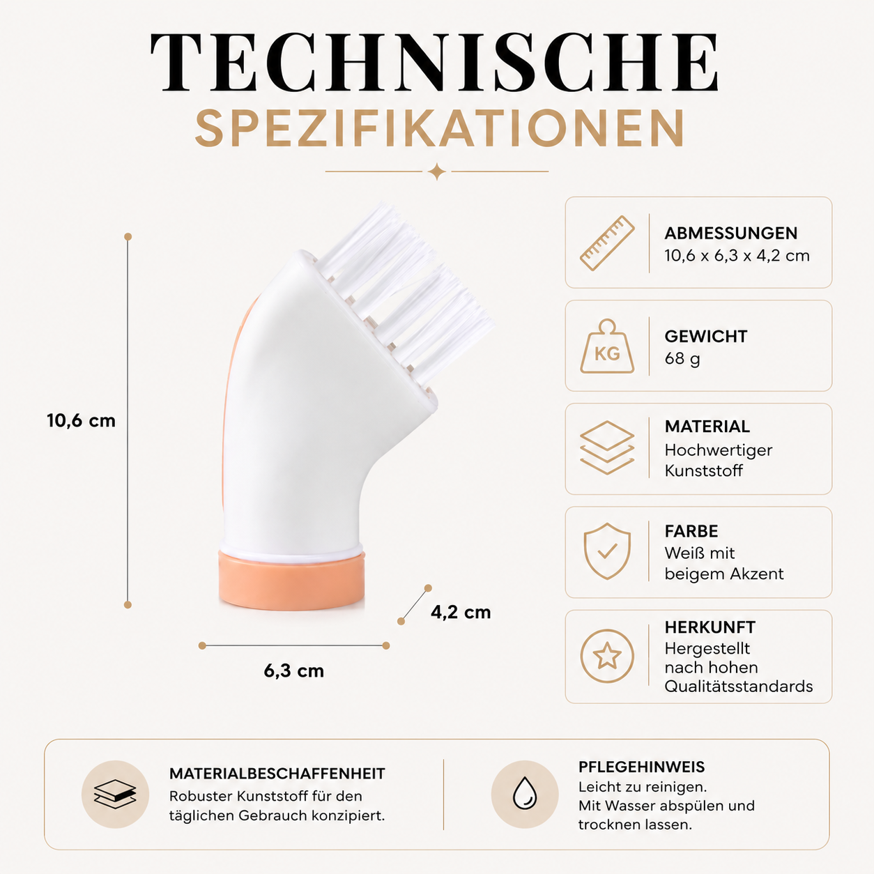 Multi-Zweck Spalt Reinigung Bürste Satz für präzise Reinigung