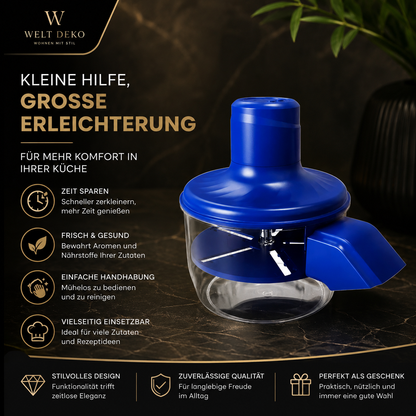 Manueller Food Chopper – Schnell, Kompakt & Perfekt für deine Küche