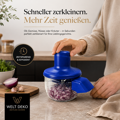 Manueller Food Chopper – Schnell, Kompakt & Perfekt für deine Küche