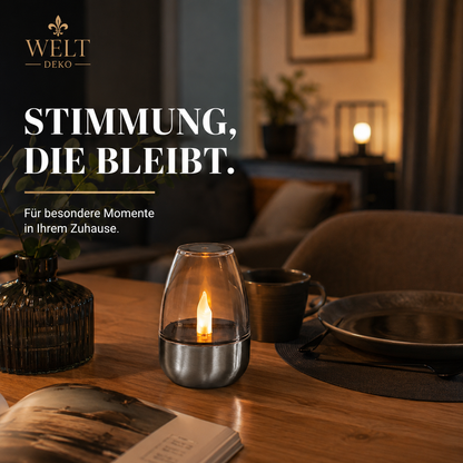 Solar LED Kerzenlicht – Warmes Flackerlicht für Garten & Deko