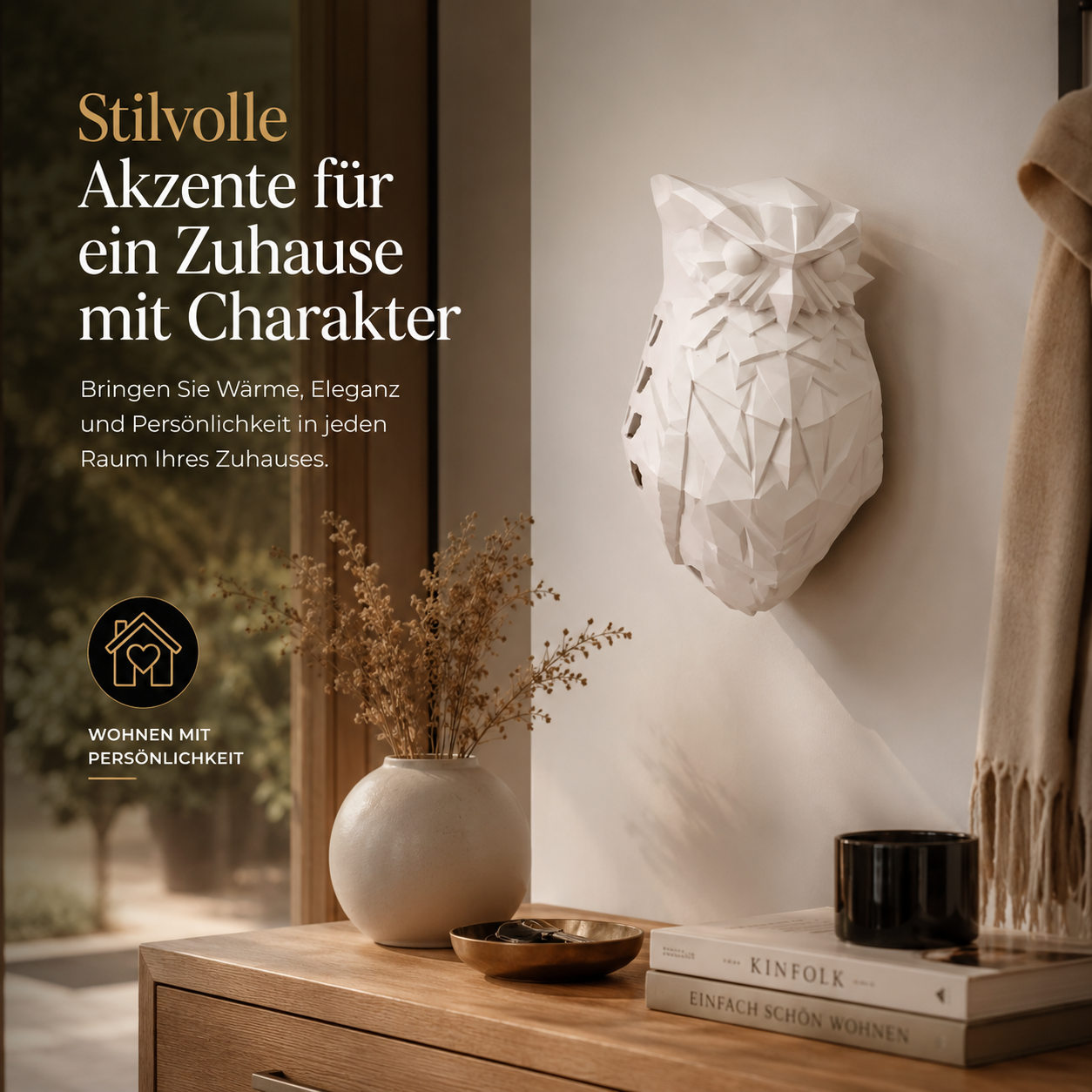 Adler-Wandleuchte – Kreative LED-Projektionslichtdekoration
