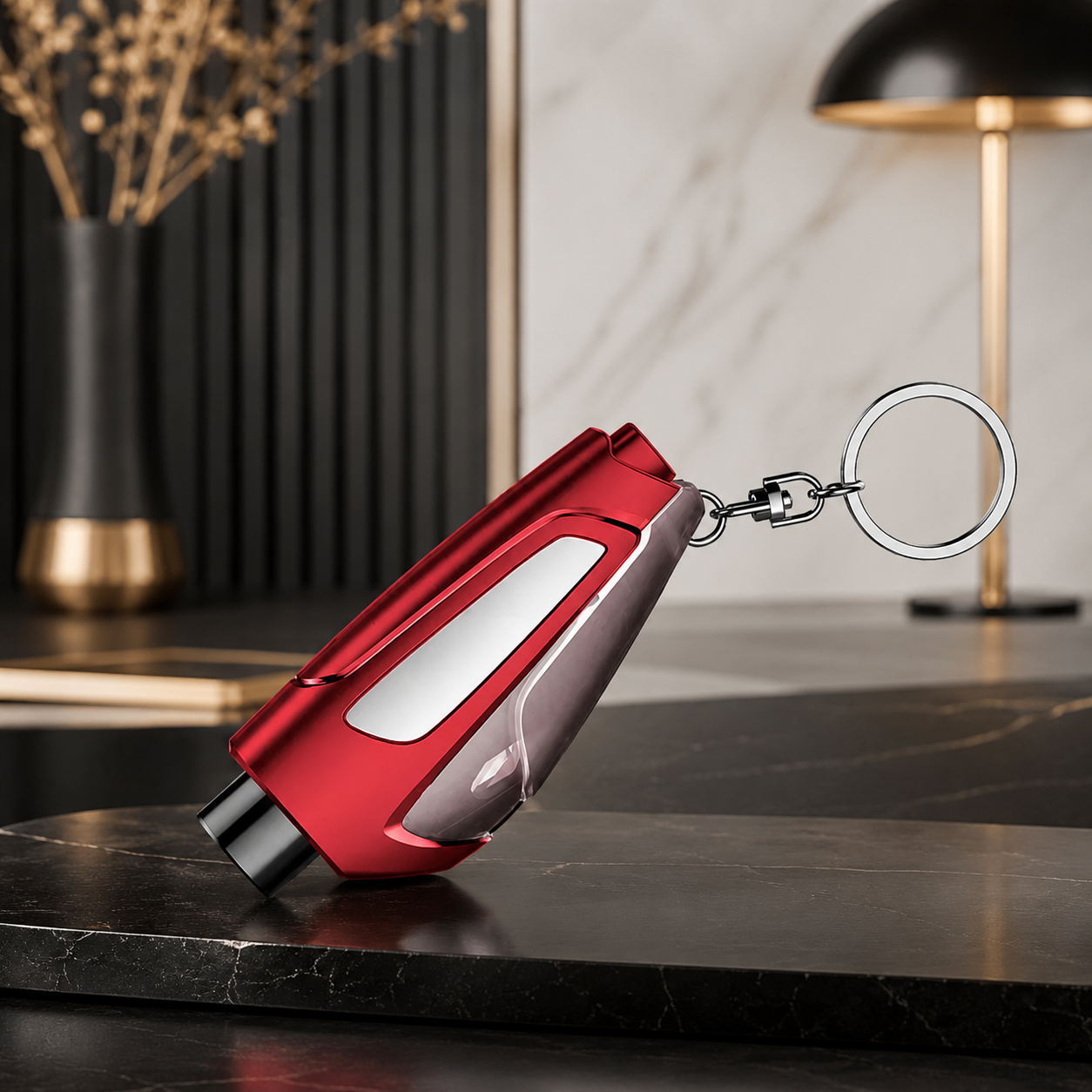 Notfall Auto Hammer mit Gurtschneider – Schnell & Kompakt