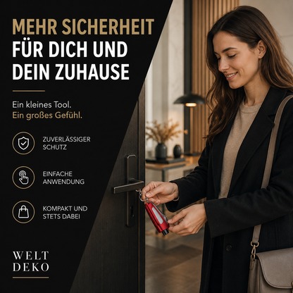 Notfall Auto Hammer mit Gurtschneider – Schnell & Kompakt