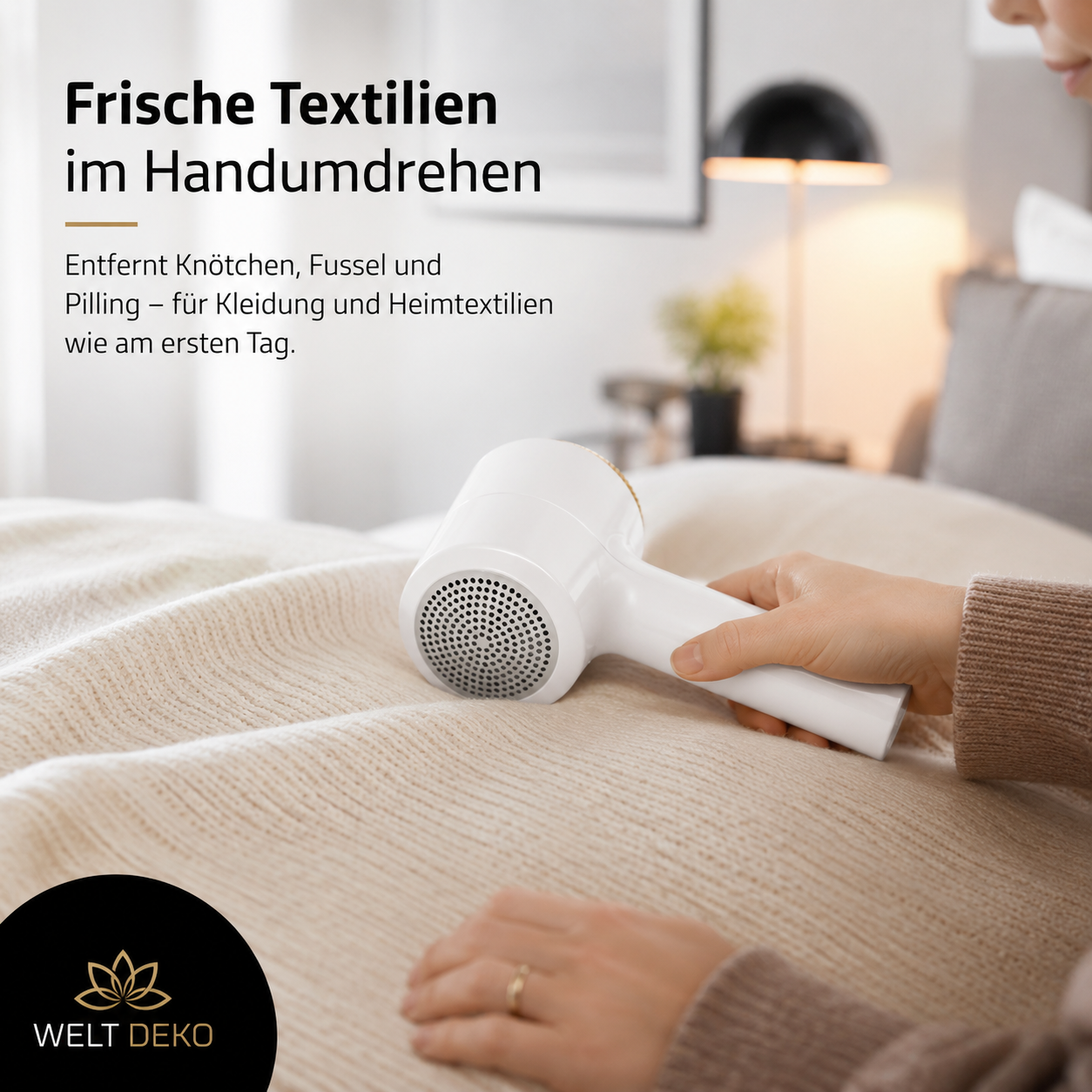 Leistungsstarker Fusselentferner für Kleidung – Wieder wie neu
