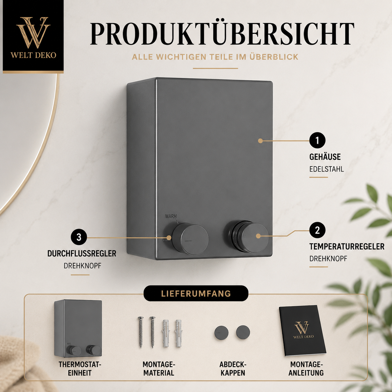 Platzsparende ausziehbare Wäscheleine ohne Bohren